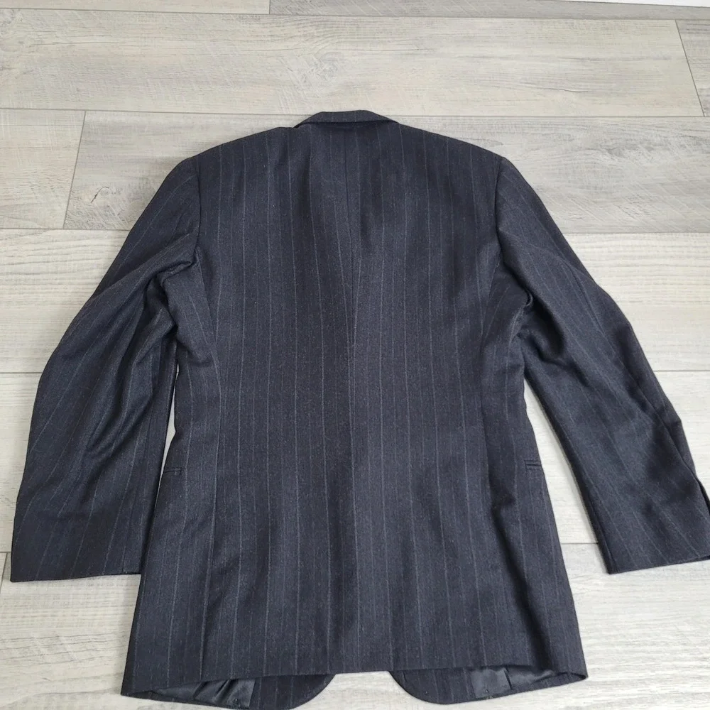 🕴️Vintage‎ Nino Cerruti Rue Royale Men's S/M Pinstripe Wool Blazer Filene's
